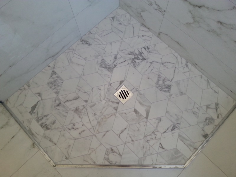 Mosiac Tiled Shower