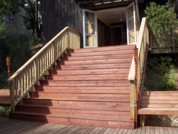Deck Stairs & Cabana